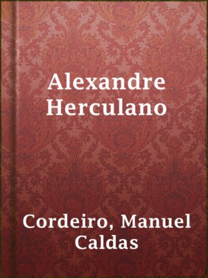 cover image of Alexandre Herculano